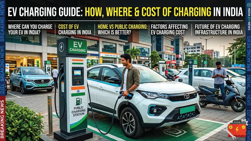 You are currently viewing EV Charging Guide: How, Where & Cost of Charging in India